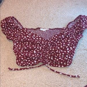 L.A. Hearts Floral crop top